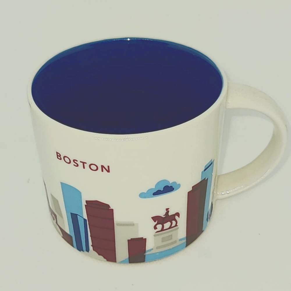 Starbucks BOSTON You Are Here Coffee Tea Mug 14oz New